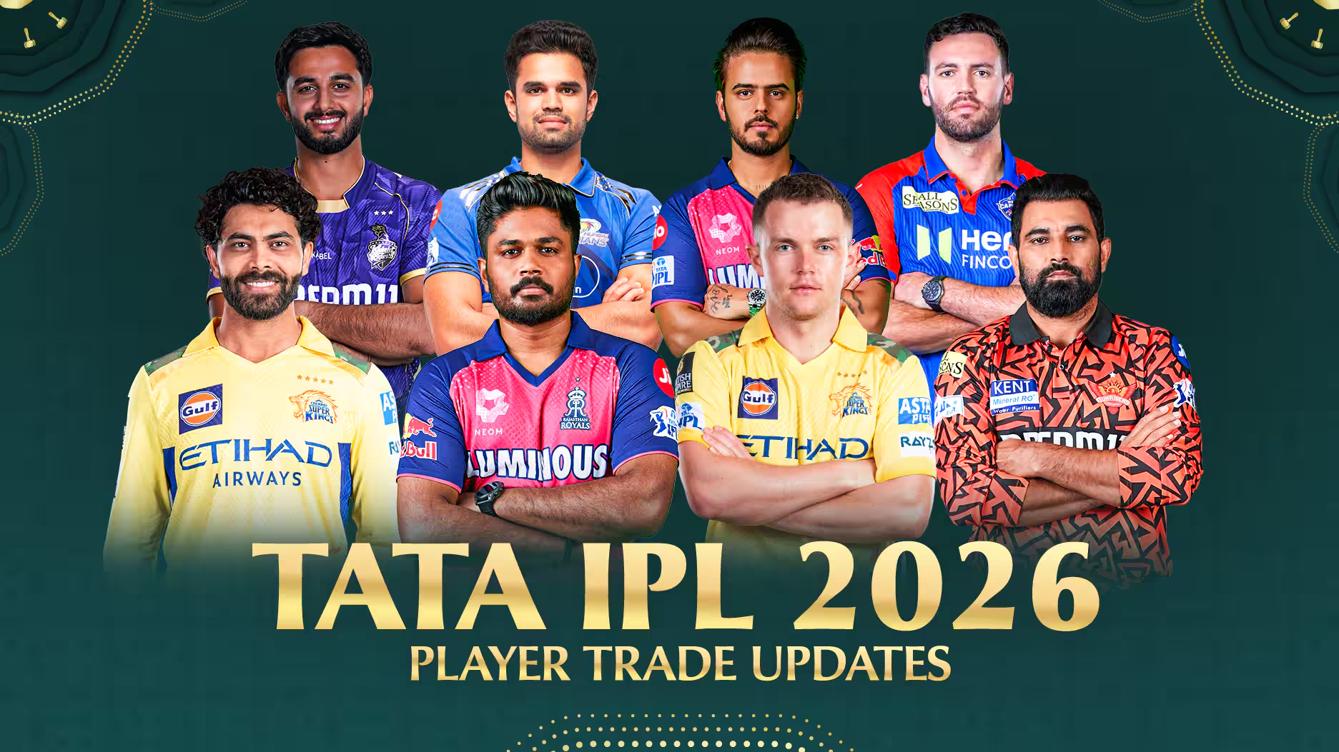 IPL 2026 all teams and captains - Bet on DistrictExch